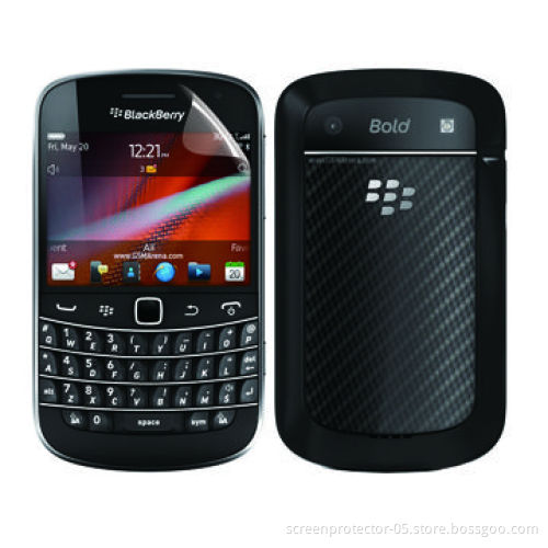 Crystal Clear and Anti-fingerprint Screen Protector for BlackBerry Bold Touch 9900